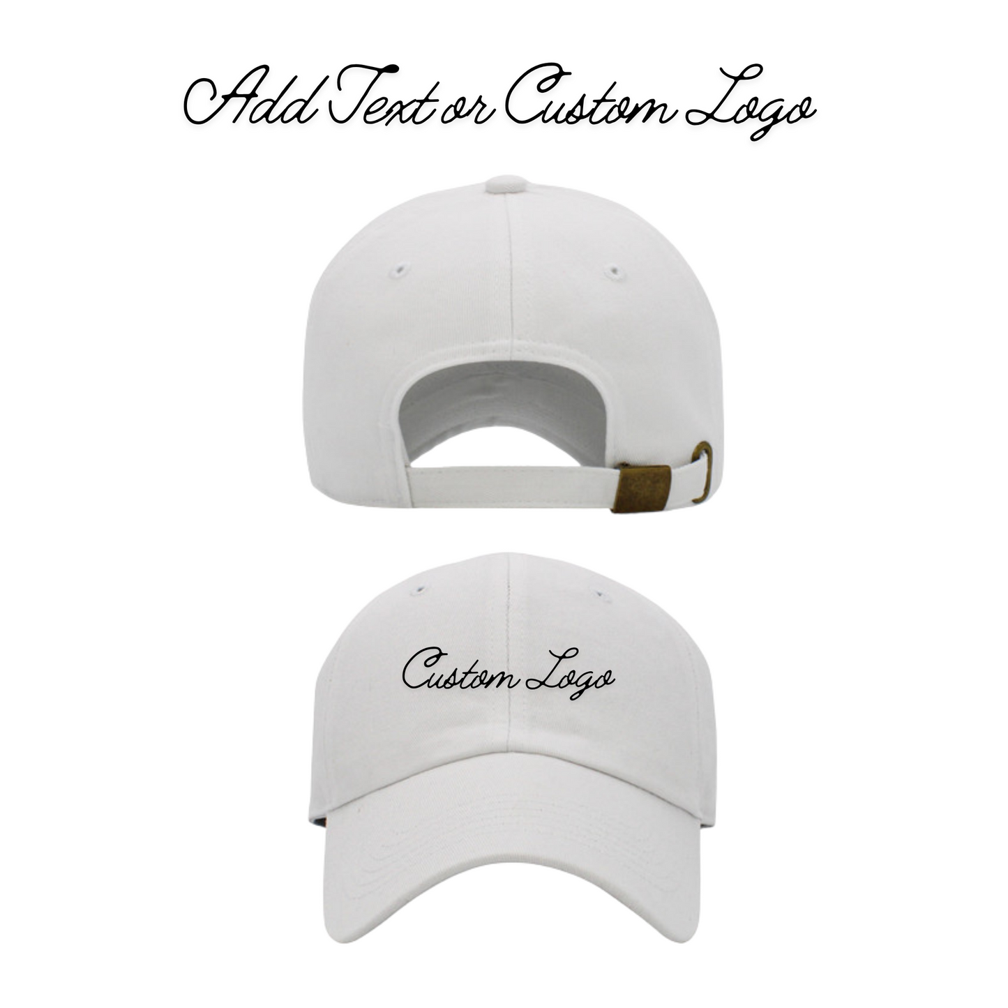 Baseball Cap Custom Embroidery