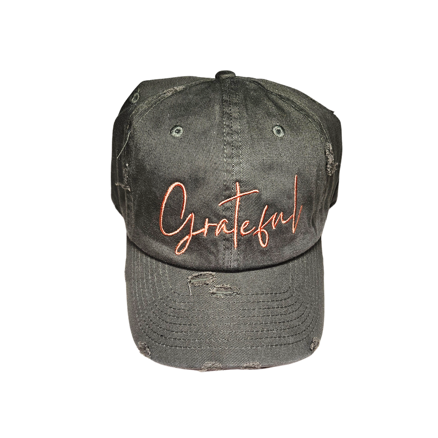 Distressed vintage dad hat GRATEFUL