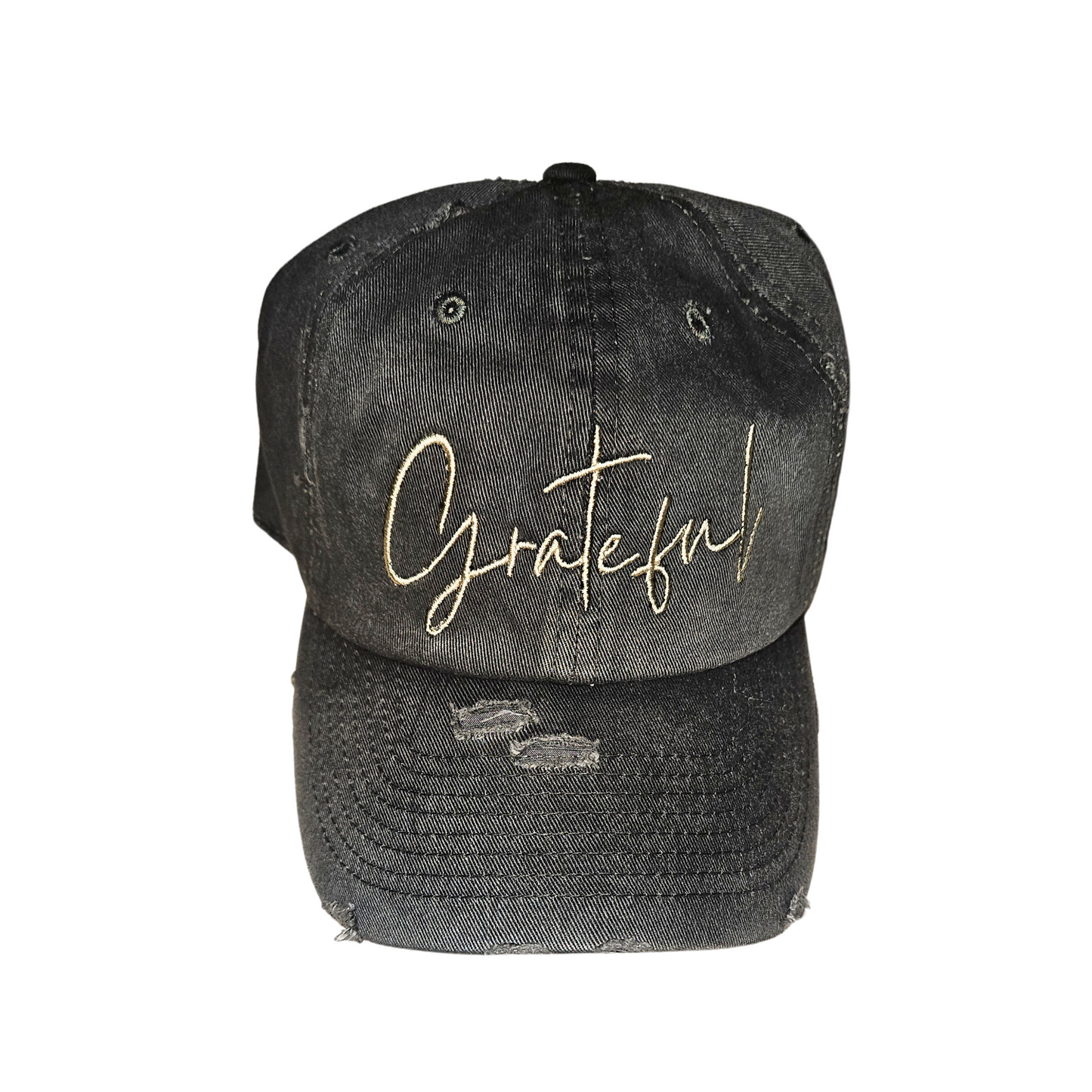 Distressed vintage dad hat GRATEFUL